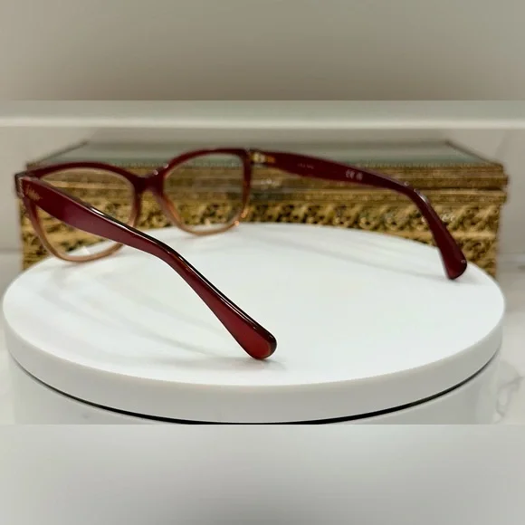 Ralph Lauren - Metallic Magenta/Peach Ombré- Rx Eyeglass Frames, VGUC w/ RL Case - Picture 7 of 16